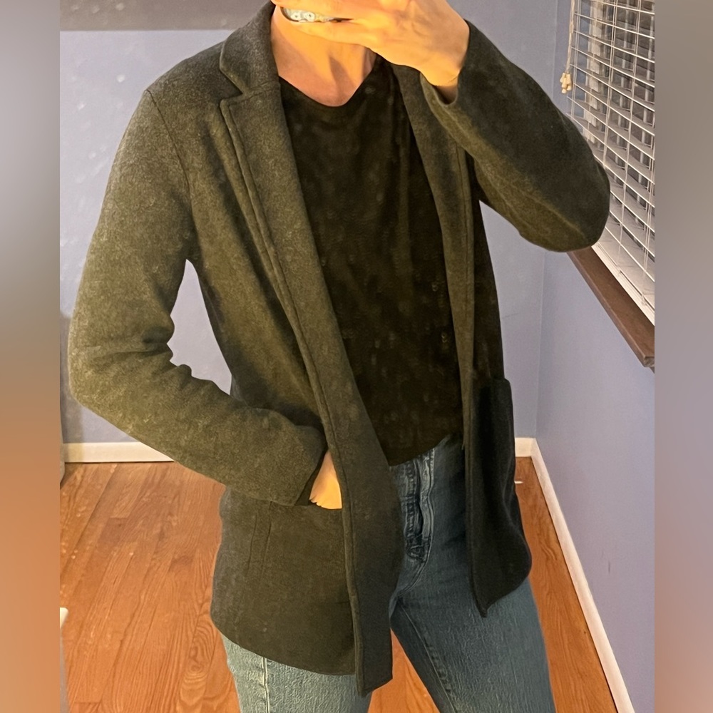 J.Crew open cardigan blazer